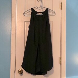 C&E Black Halter Mini Sundress for Casual Occasions